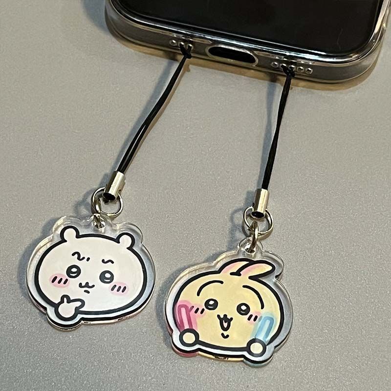 Chiikawa Acrylic Mobile Phone Cute Pendant Hanging Rope (3)