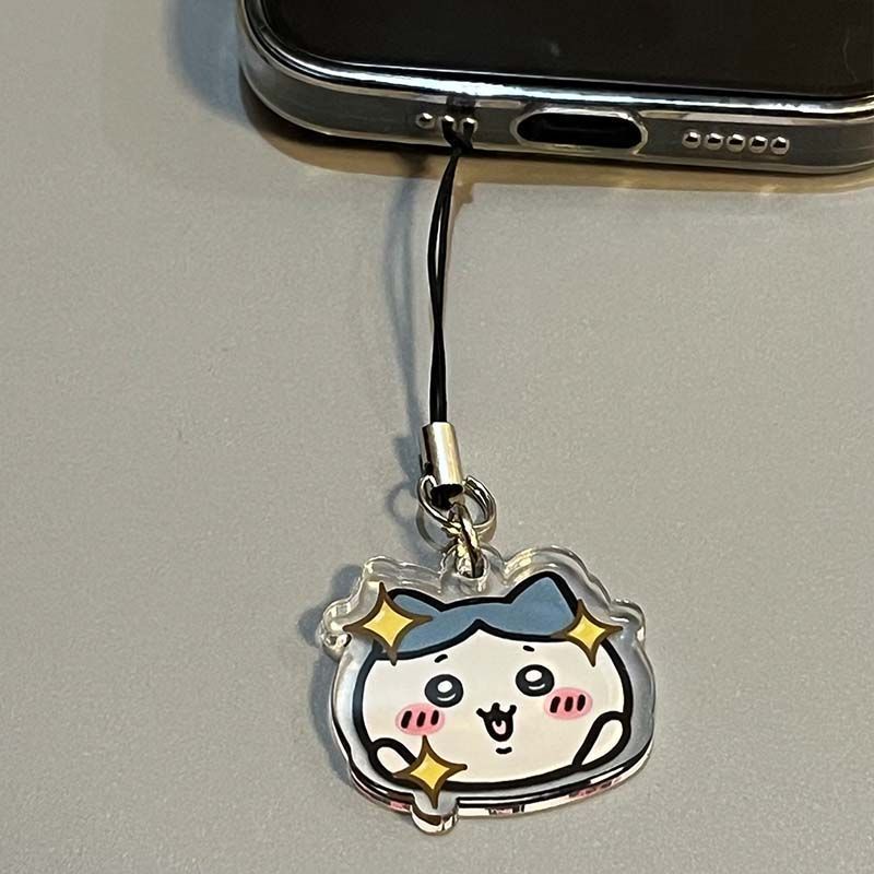 Chiikawa Acrylic Mobile Phone Cute Pendant Hanging Rope (6)