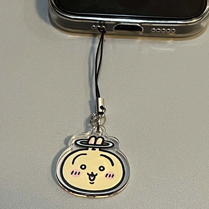 Chiikawa Acrylic Mobile Phone Cute Pendant Hanging Rope (9)
