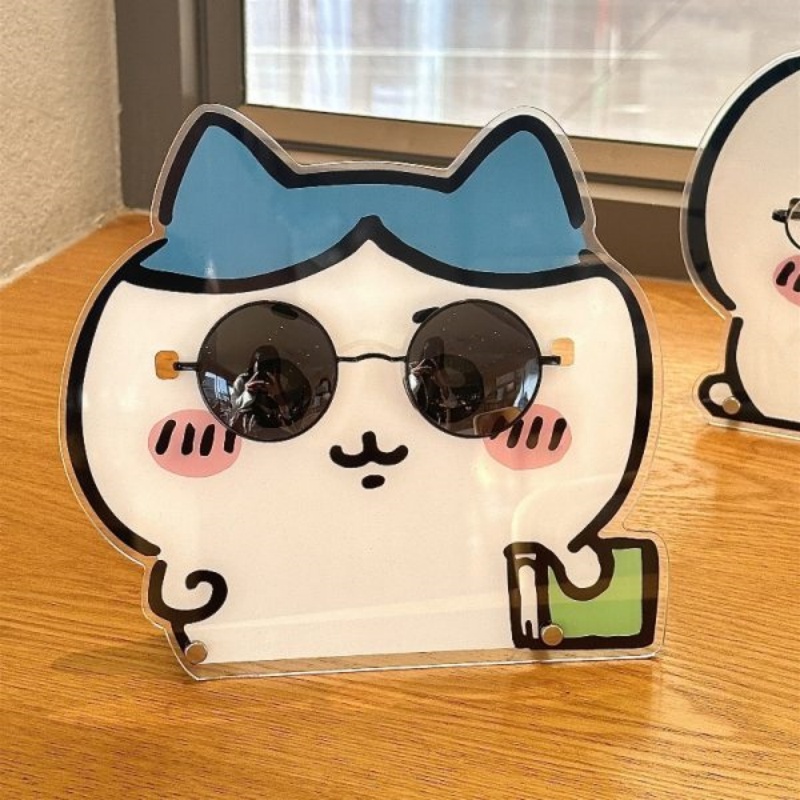 Chiikawa Acrylic Peripheral Eyeglasses Frame Stand Sign (3)
