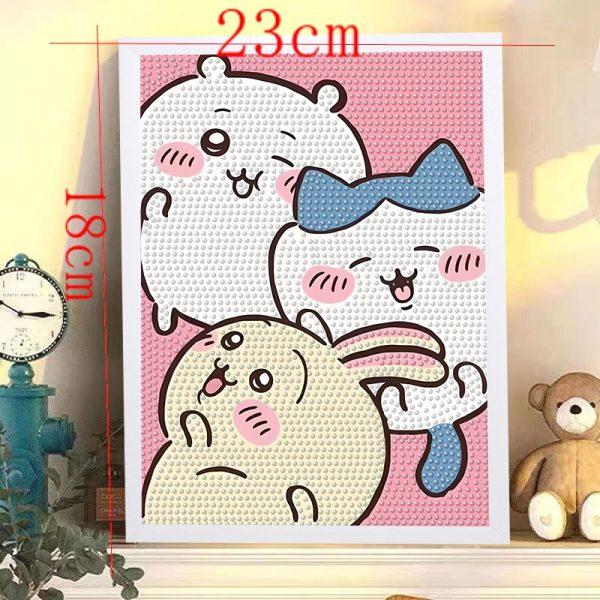 Chiikawa Cartoon Diamond Stickers (7)
