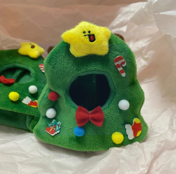 Chiikawa Christmas Tree Hooded Cotton Dolls (1)