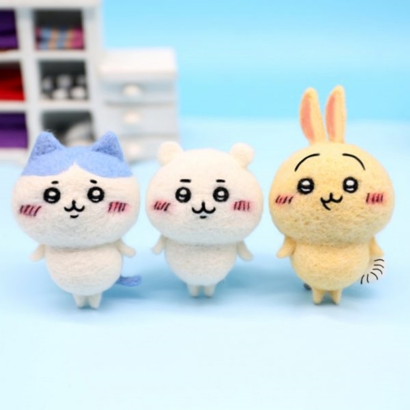 Chiikawa Felted Wool Poking And Prodding DIY Kit (1)