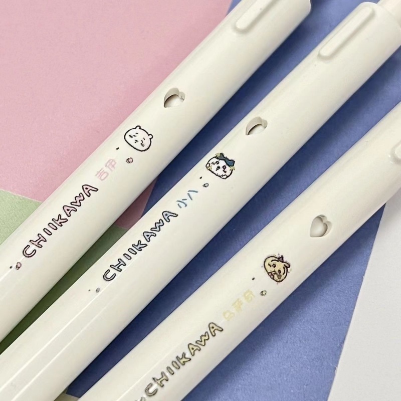 Chiikawa Jiikawa Cute Click Action Unisex Pen (1)
