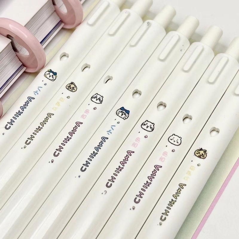 Chiikawa Jiikawa Cute Click Action Unisex Pen (5)