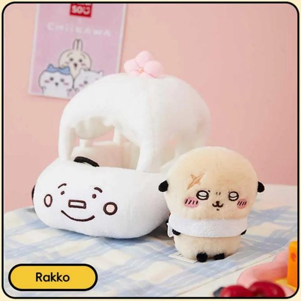 Chiikawa Rakko Car Plush Toy Set (3)