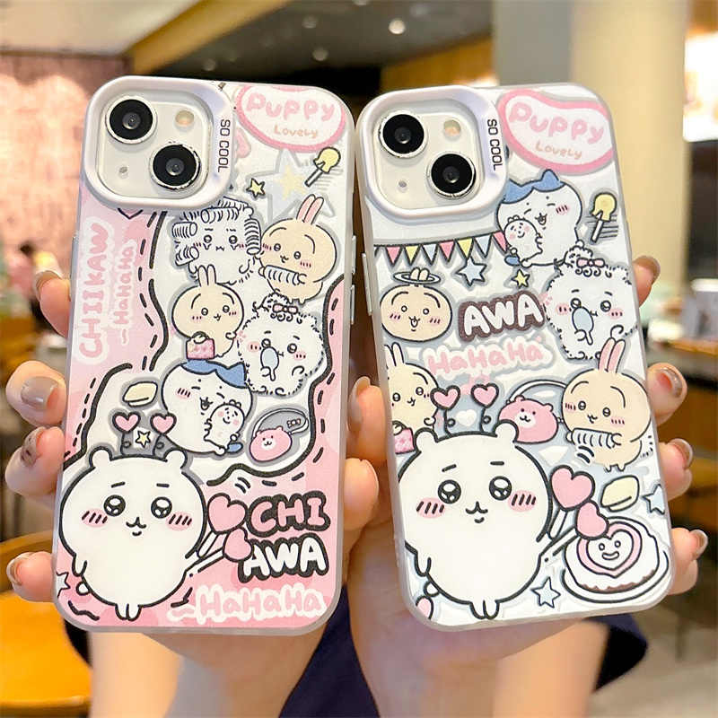 Chiikawa Super Hot Cartoon Phone Case For iPhone (1)