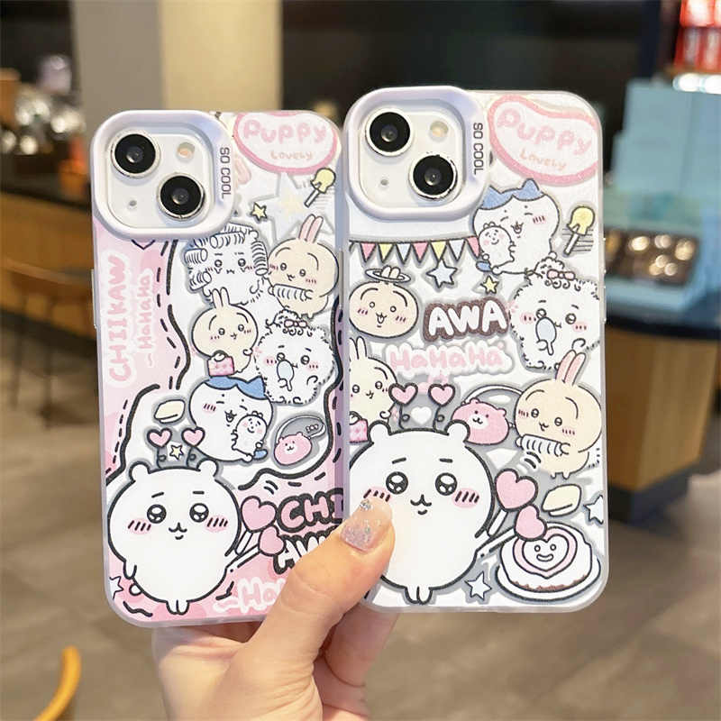 Chiikawa Super Hot Cartoon Phone Case For iPhone (2)