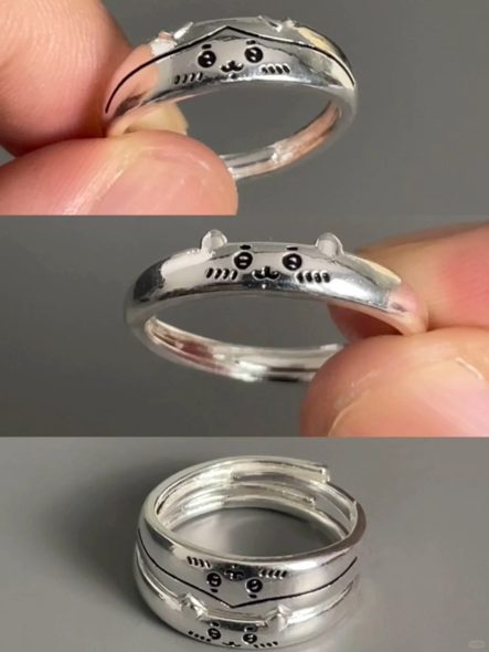 Chiikawa and Hachiware Couple’s Ring (5)