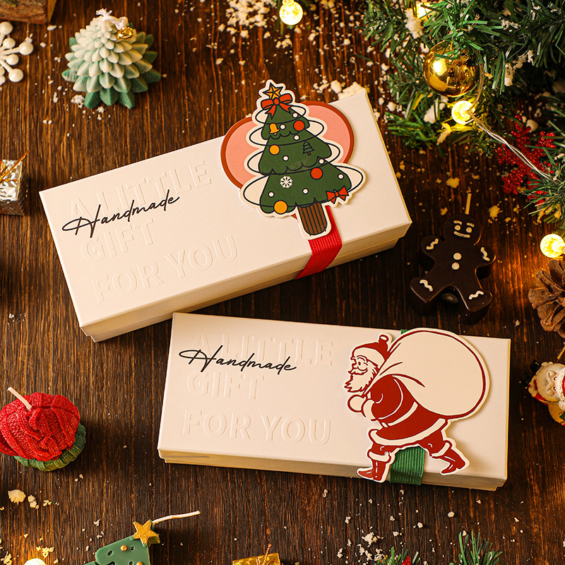 2024 Handmade Christmas Tree Gingerbread Man Deer Aromatherapy Candle Set Gift Box (1)