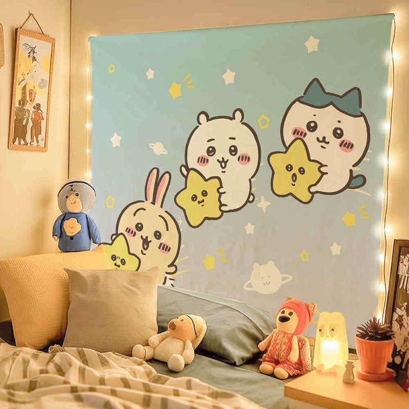 Chiikawa Cartoon Cute Peripheral Decoration Hanging Cloth (12)