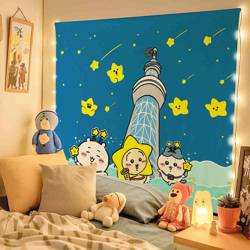 Chiikawa Cartoon Cute Peripheral Decoration Hanging Cloth (8)