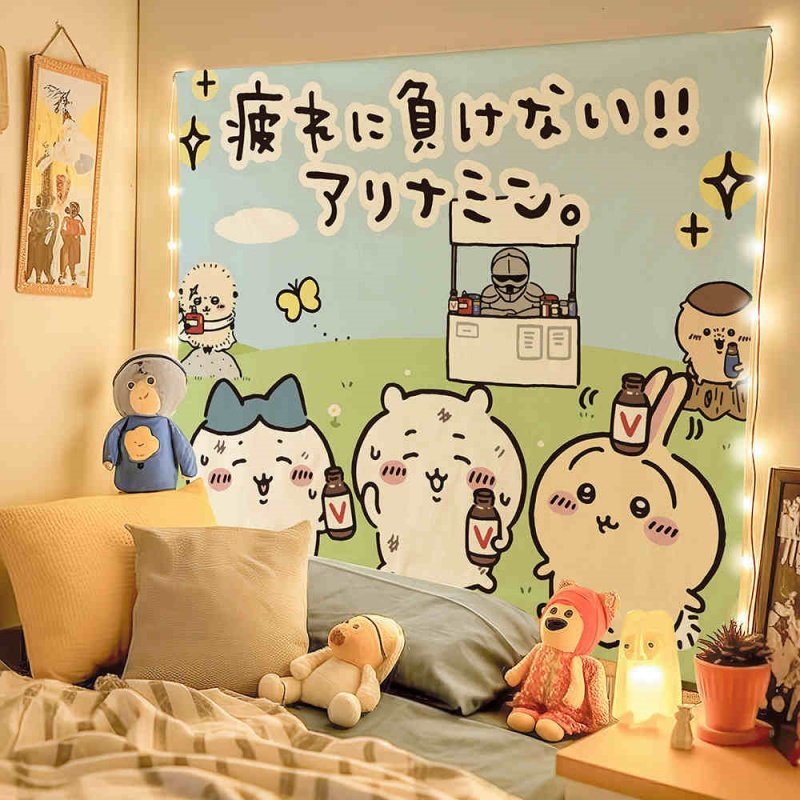 Chiikawa Cartoon Cute Peripheral Decoration Hanging Cloth (9)