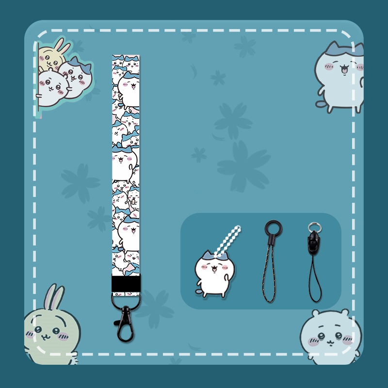 Chiikawa Cartoon Mobile Phone Lanyard (4)