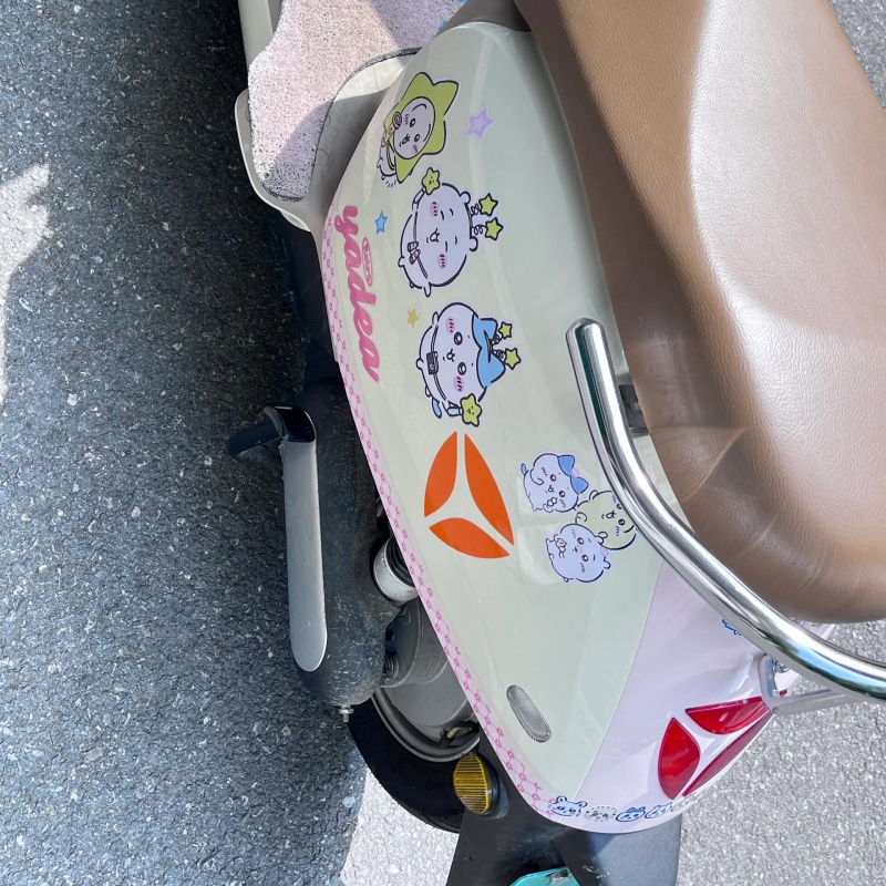 Chiikawa Electric Vehicle Decoration Waterproof Sticker (3)