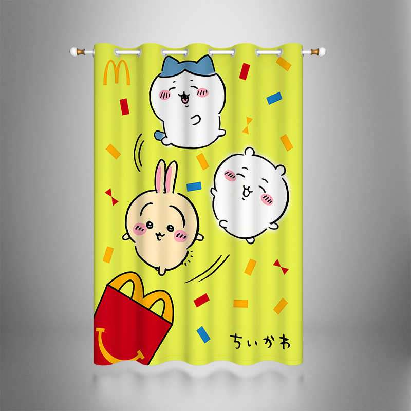 Chiikawa No-Punch Children's Room Decorative Curtains (17)