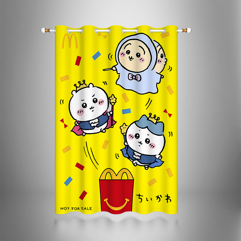 Chiikawa No-Punch Children's Room Decorative Curtains (20)