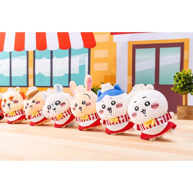 Chiikawa Restaurant Limited Edition Hanging Dolls (3)