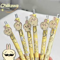 Chiikawa Student Cartoon 0.5mm Black ST Push Type Neutral Pen (1)