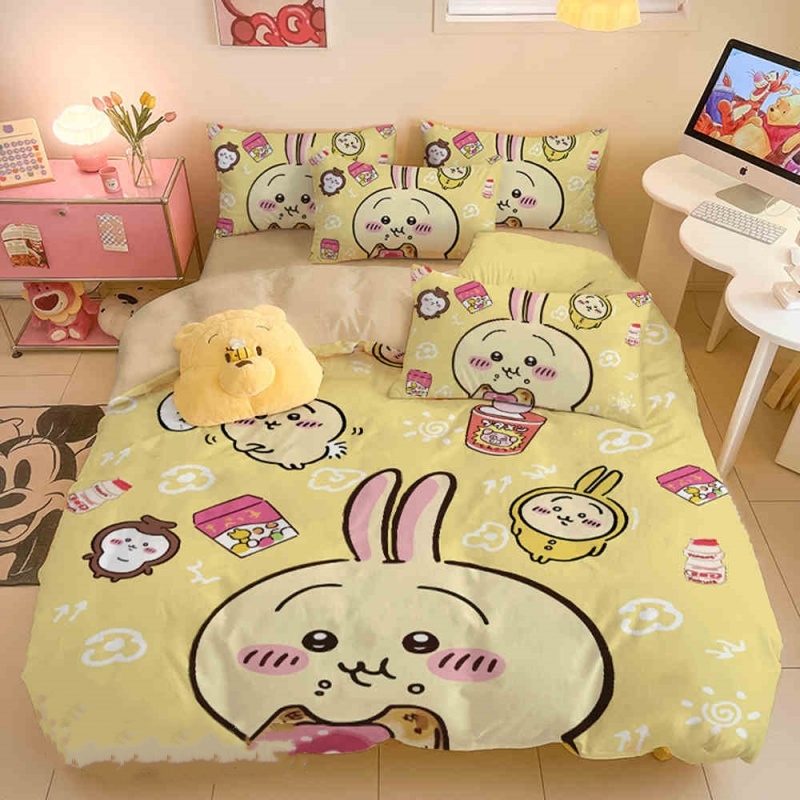 Chiikawa Student Dormitory Cute Duvet Cover (18)