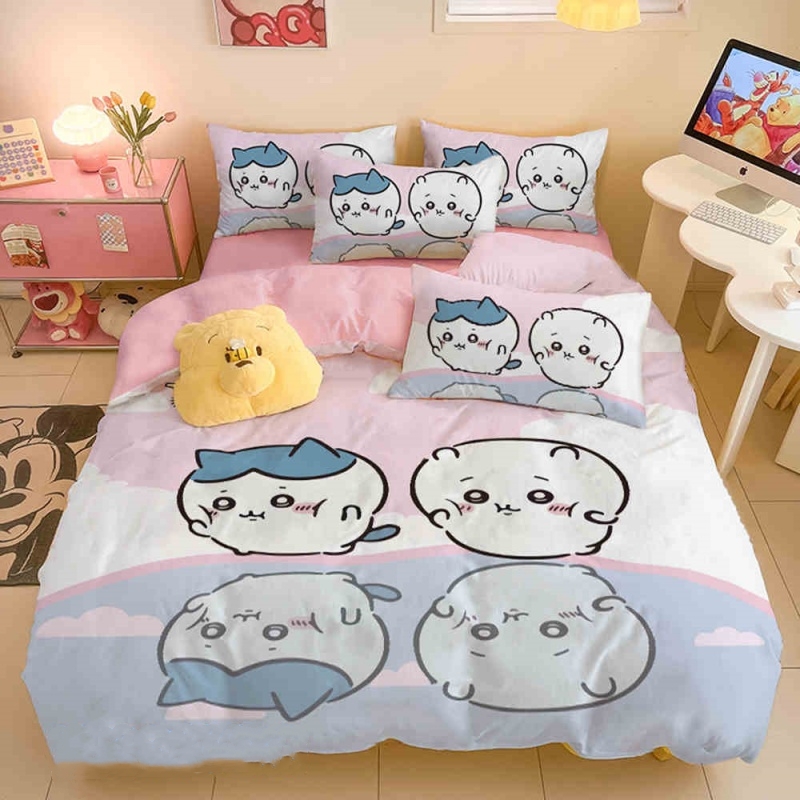 Chiikawa Student Dormitory Cute Duvet Cover (2)