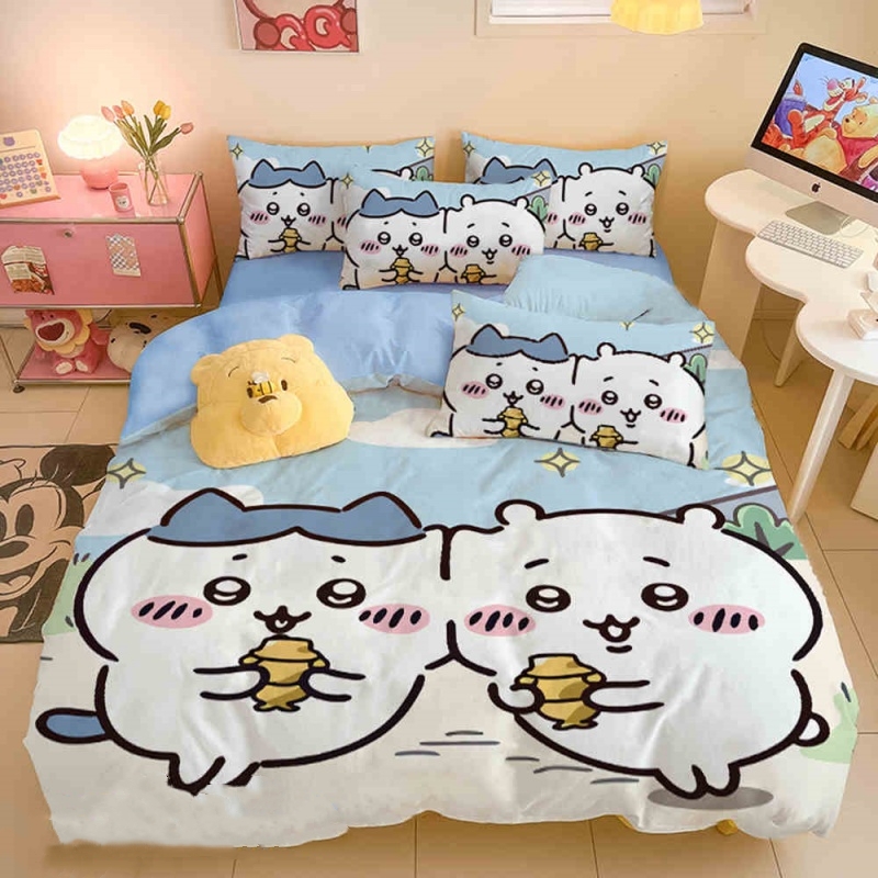 Chiikawa Student Dormitory Cute Duvet Cover (5)