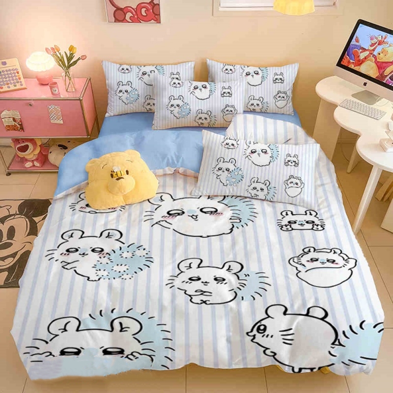Chiikawa Student Dormitory Cute Duvet Cover (8)