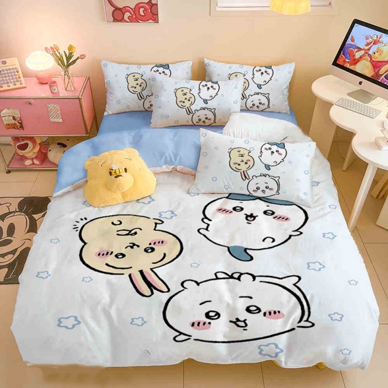 Chiikawa Student Dormitory Cute Duvet Cover (9)