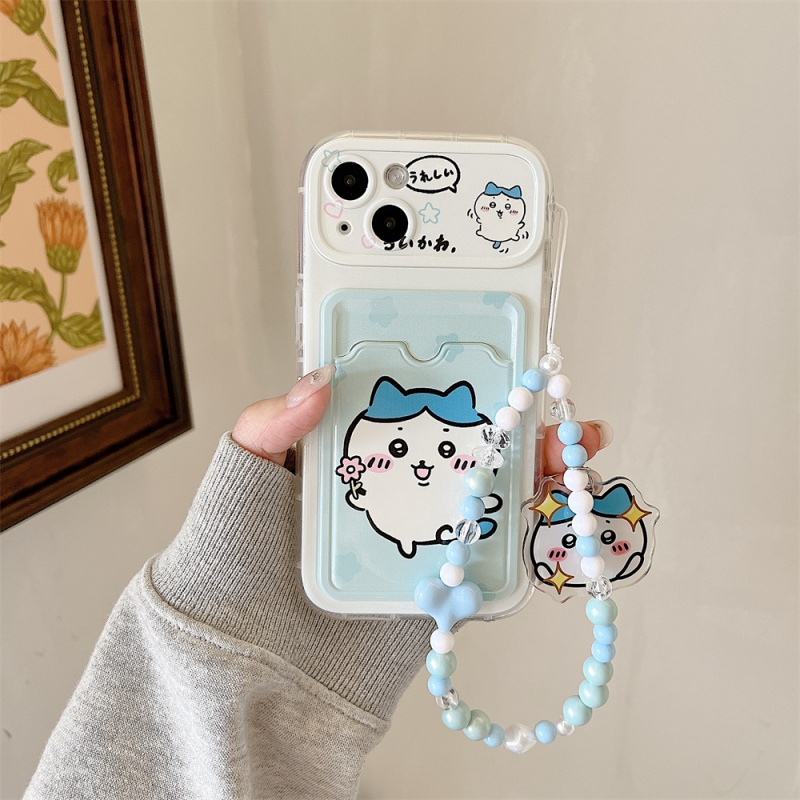 Cute Japanese Chiikawa Phone Case Can insert Cards Suitable For iPhone (7)