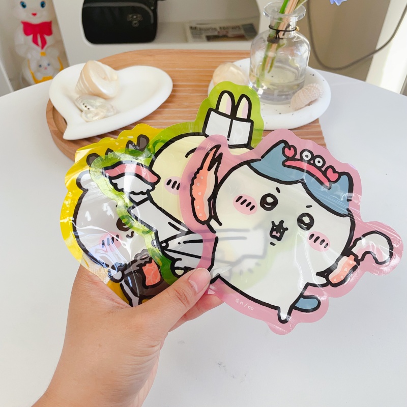 Cute Chiikawa large Opposite Sex Self Sealing Bag (3)