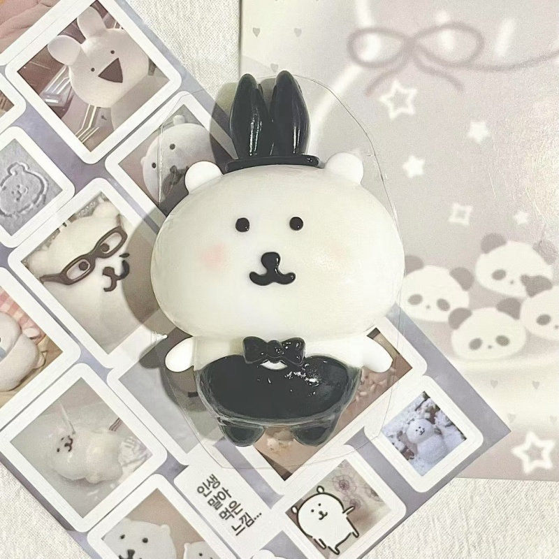 Homemade silicone slow rebound Joke Bear (4)