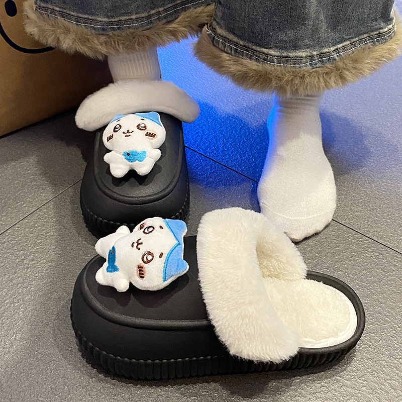 Usagi Non Slip Cotton Slippers (2)