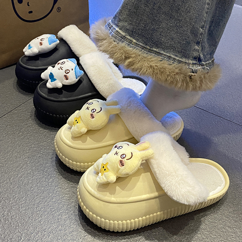 Usagi Non Slip Cotton Slippers (3)