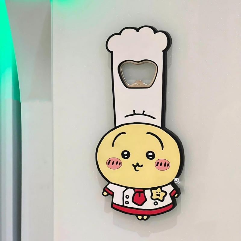 Chiikawa Chef Usagi Bottle Opener Grating Fan (1)