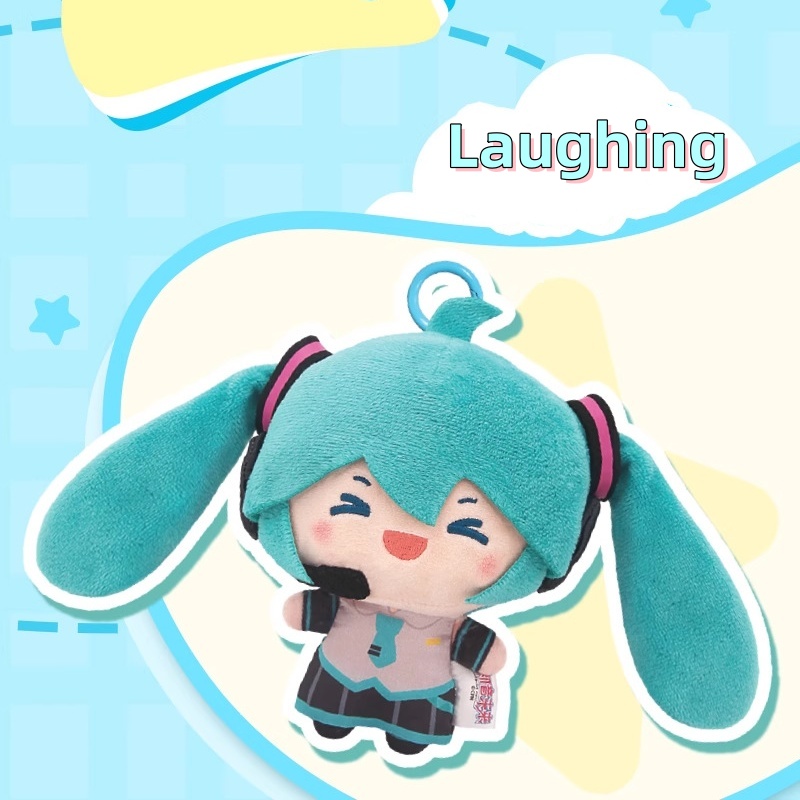 Hatsune Miku Plush Doll - Miku Horse Tail Swinging Series Pendant Anime Fufu Miku Doll (5)