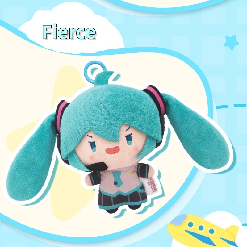 Hatsune Miku Plush Doll - Miku Horse Tail Swinging Series Pendant Anime Fufu Miku Doll (5)