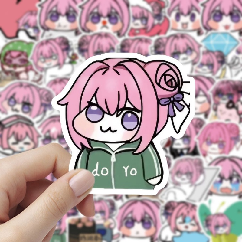50pcs Cute Doro Graffiti Stickers - Waterproof Vinyl Decals for all kinds of places (8)