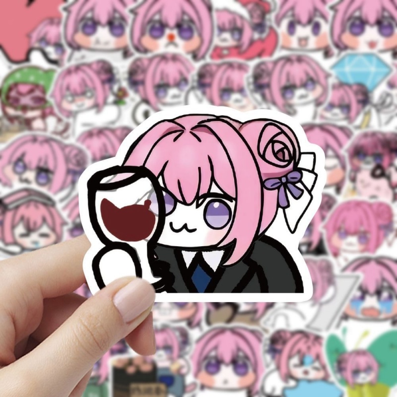 50pcs Cute Doro Graffiti Stickers - Waterproof Vinyl Decals for all kinds of places (8)