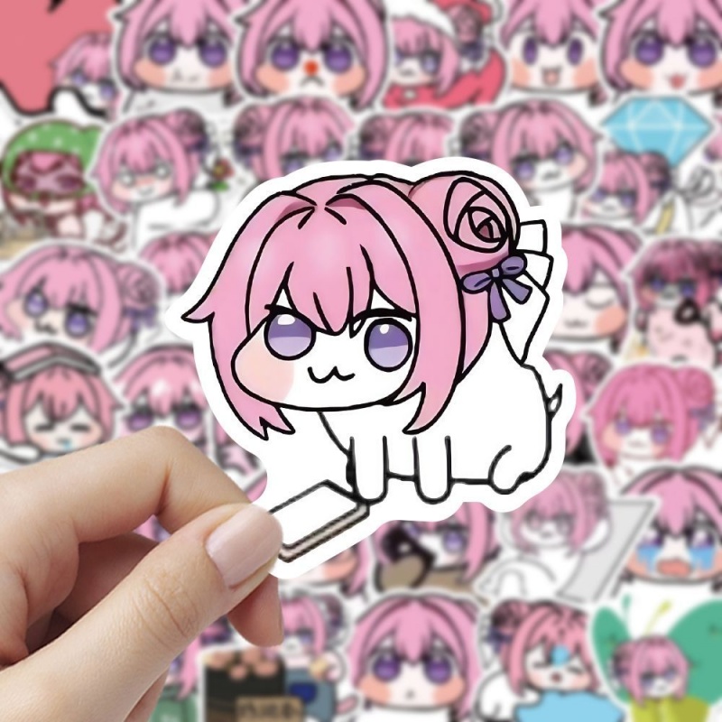 50pcs Cute Doro Graffiti Stickers - Waterproof Vinyl Decals for all kinds of places (8)