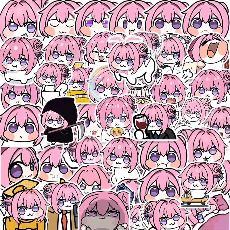 50pcs Cute Doro Graffiti Stickers - Waterproof Vinyl Decals for all kinds of places (8)