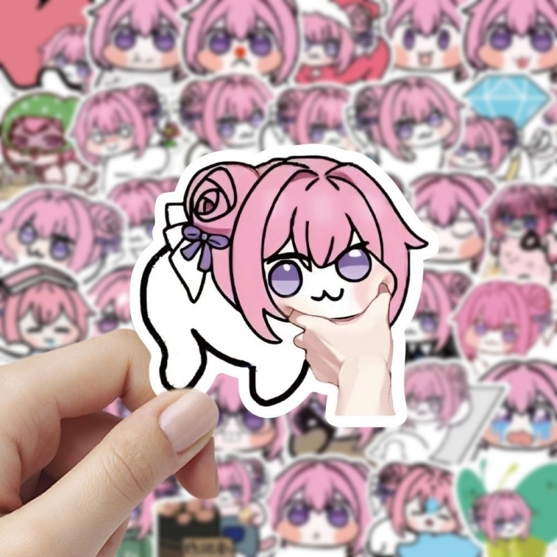 50pcs Cute Doro Graffiti Stickers - Waterproof Vinyl Decals for all kinds of places (8)