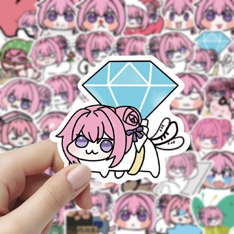 50pcs Cute Doro Graffiti Stickers - Waterproof Vinyl Decals for all kinds of places (8)