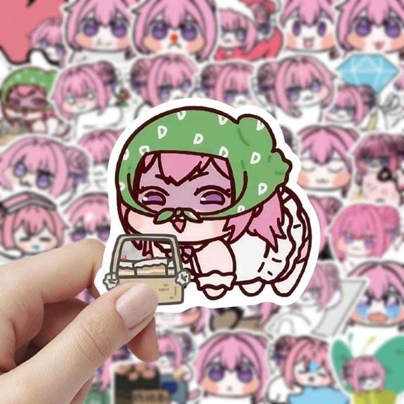 50pcs Cute Doro Graffiti Stickers - Waterproof Vinyl Decals for all kinds of places (8)