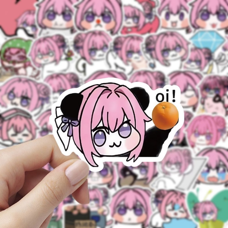 50pcs Cute Doro Graffiti Stickers - Waterproof Vinyl Decals for all kinds of places (8)