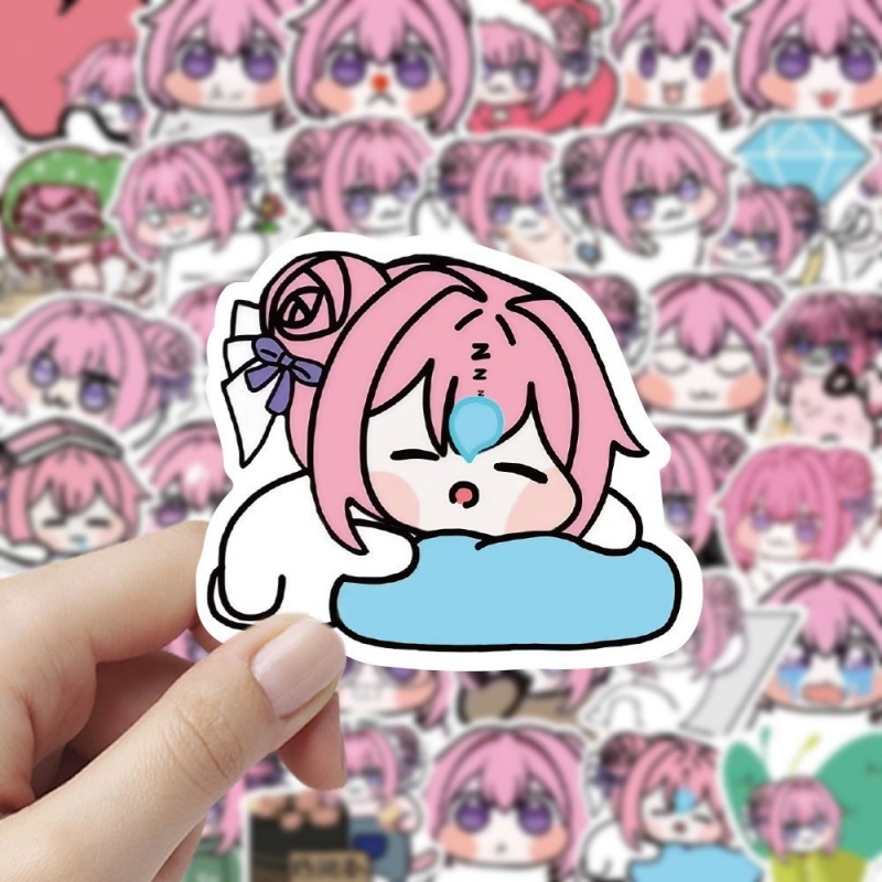 50pcs Cute Doro Graffiti Stickers - Waterproof Vinyl Decals for all kinds of places (8)