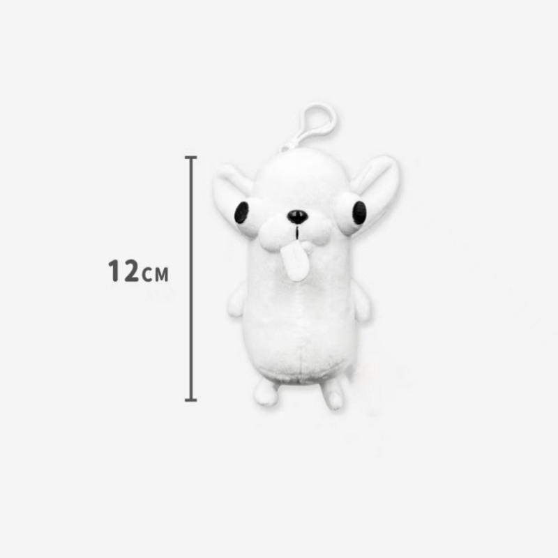 Derpy Chihuahua Plushie - Clumsy Hanging Doll Kawaii Miniature Collectible