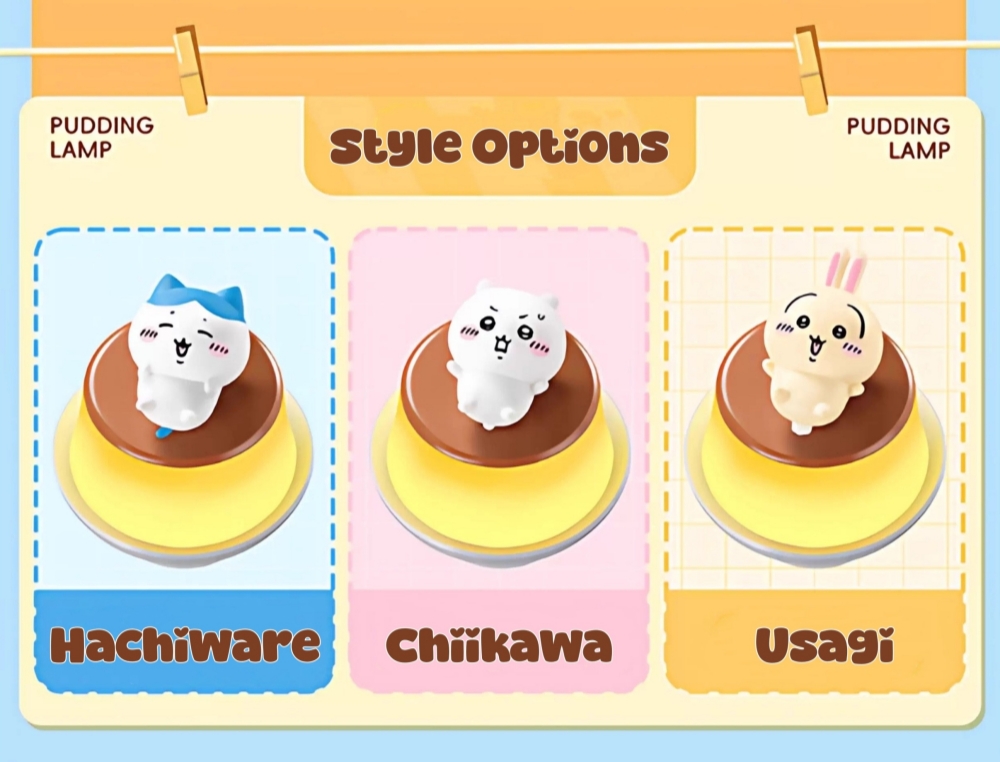 Chiikawa Pudding Nightlight Cozy Ambient Lamp