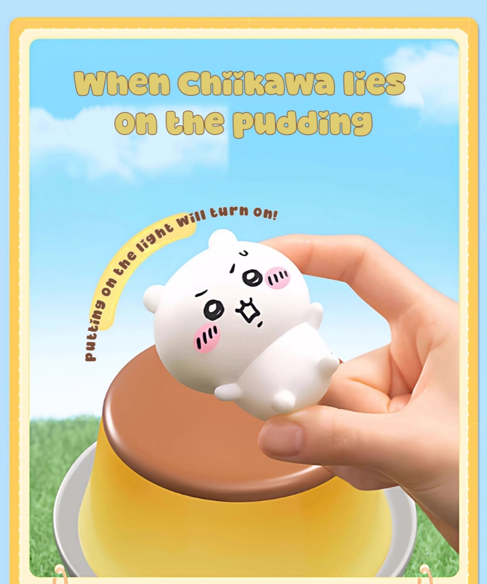 Chiikawa Pudding Nightlight Cozy Ambient Lamp