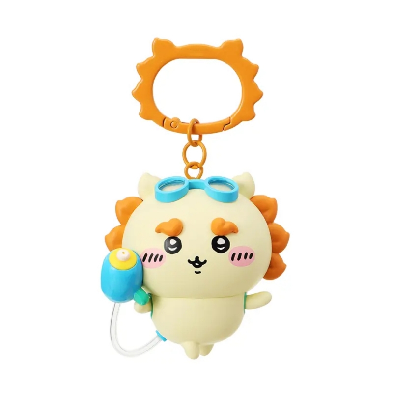 Chiikawwa & Friends Squirt Gun Keychain Hanger - Cute Cartoon Gift for Friends & Decor kawaii