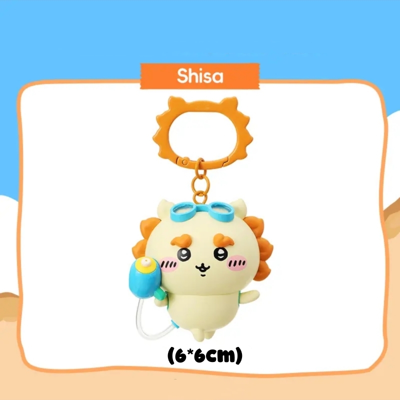 Chiikawwa & Friends Squirt Gun Keychain Hanger - Cute Cartoon Gift for Friends & Decor kawaii.jpg